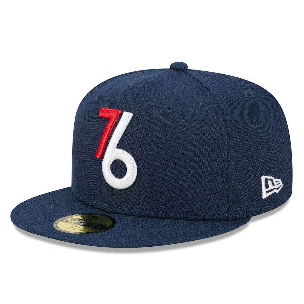 Philadelphia 76ers 2025/26 City Edition Alternate 59FIFTY Fitted Hat Navy