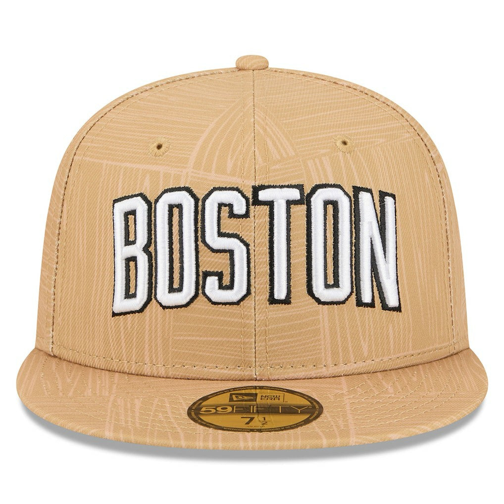 Boston Celtics 2025/26 City Edition Alternate 59FIFTY Fitted Hat Gold