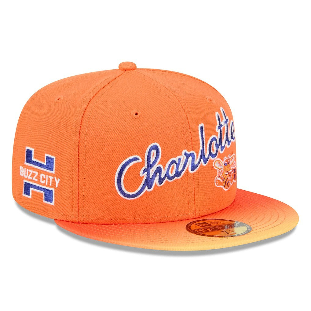 Charlotte Hornets 2025/26 City Edition Alternate 59FIFTY Fitted Hat Orange