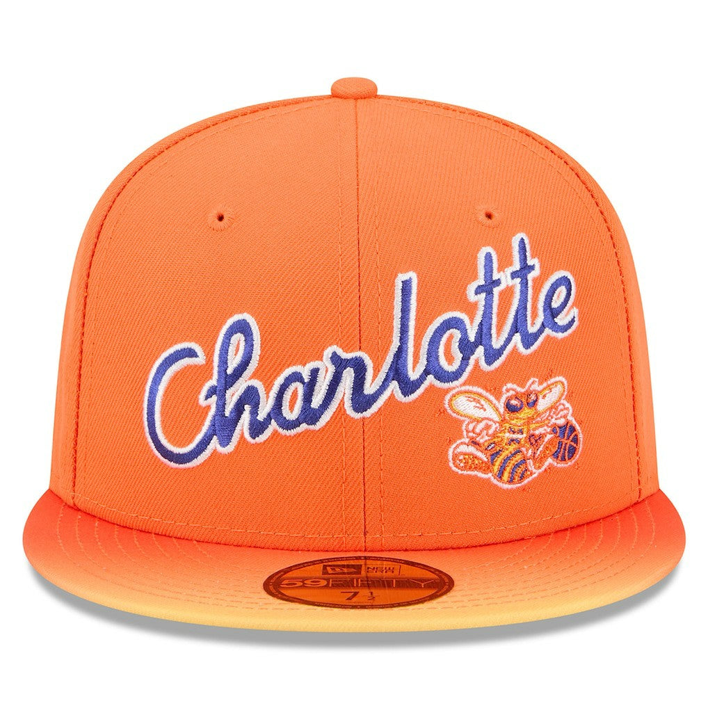 Charlotte Hornets 2025/26 City Edition Alternate 59FIFTY Fitted Hat Orange