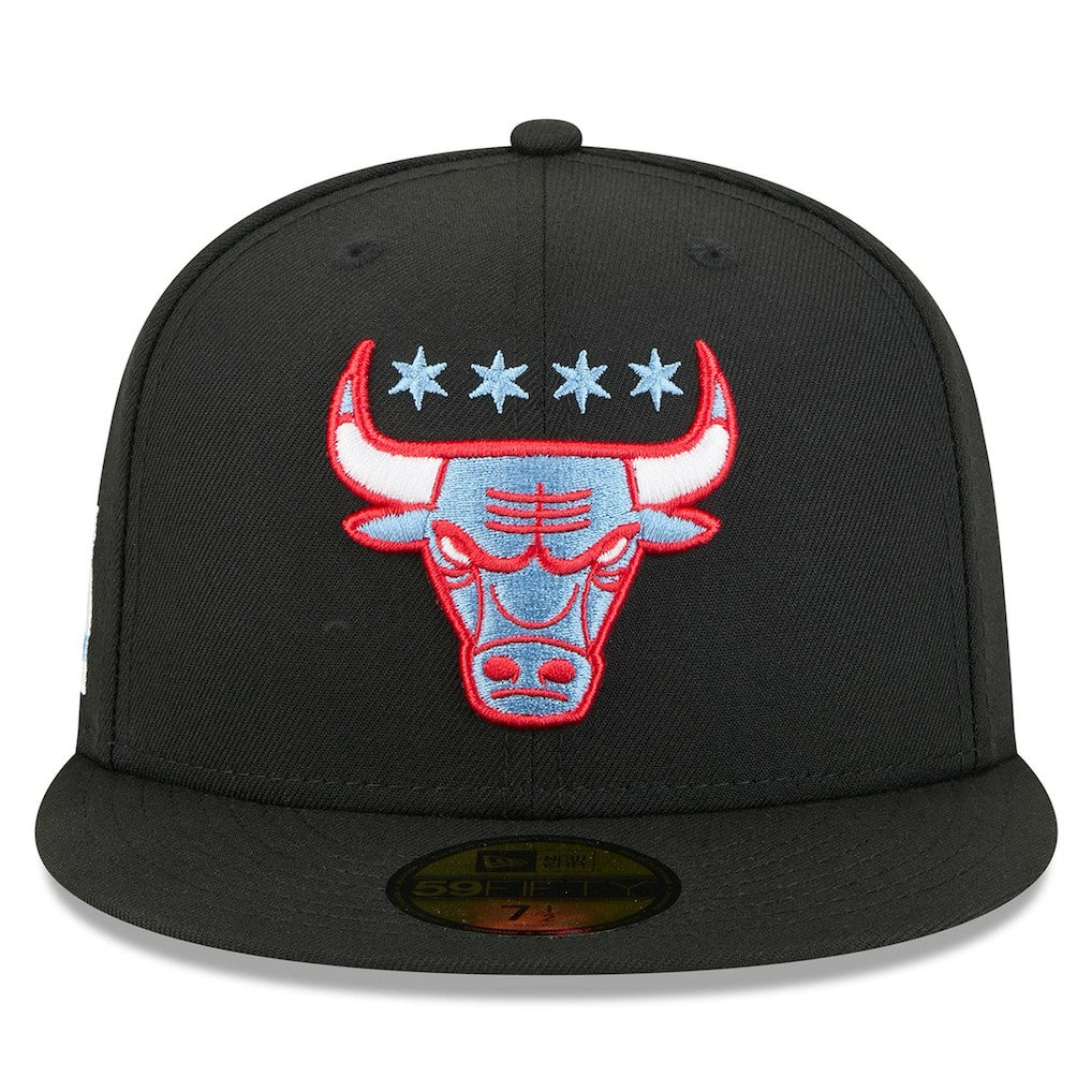 Chicago Bulls 2025/26 City Edition Alternate 59FIFTY Fitted Hat Black