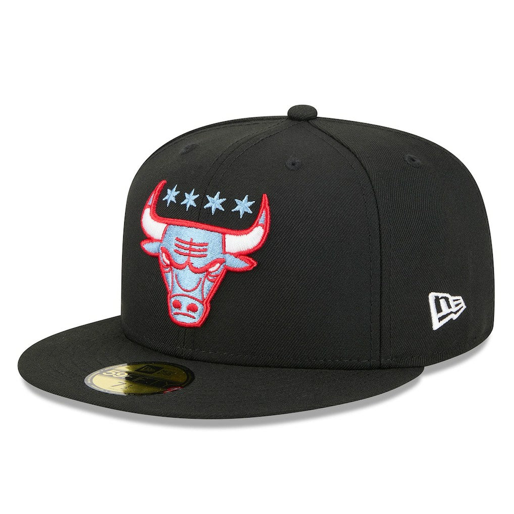 Chicago Bulls 2025/26 City Edition Alternate 59FIFTY Fitted Hat Black