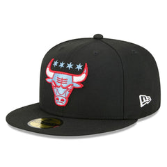 Chicago Bulls 2025/26 City Edition Alternate 59FIFTY Fitted Hat Black