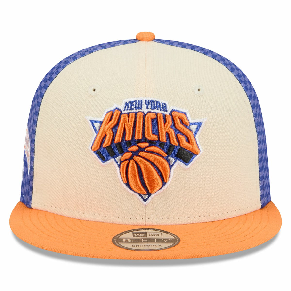 New York Knicks 2025/26 City Edition Alternate 9FIFTY Snapback Hat Cream