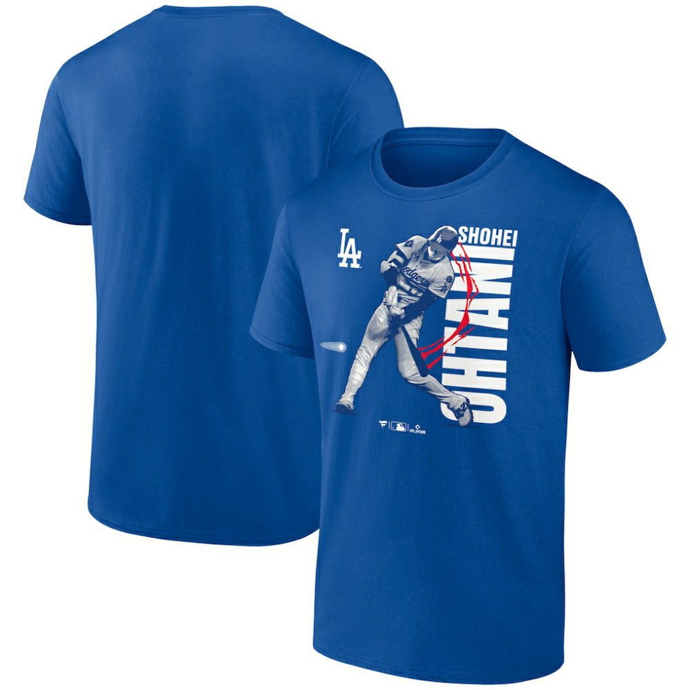 Shohei Ohtani Los Angeles Dodgers Electric Moments T-Shirt - Royal T-shirts