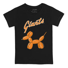 San Francisco Giants Tiny Turnip Youth Balloon Dog T-Shirt - Black T-shirts