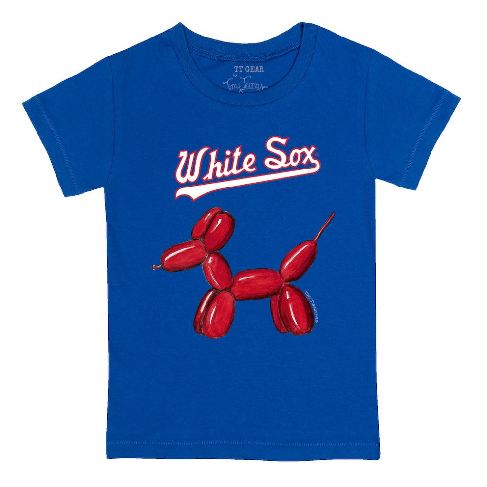 Chicago White Sox Tiny Turnip Youth Balloon Dog T-Shirt - Royal T-shirts