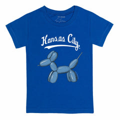 Kansas City Royals Tiny Turnip Youth Balloon Dog T-Shirt - Royal T-shirts