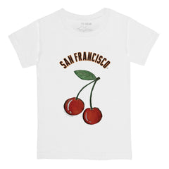 San Francisco Giants Tiny Turnip  Youth Cherries T-Shirt - White T-shirts
