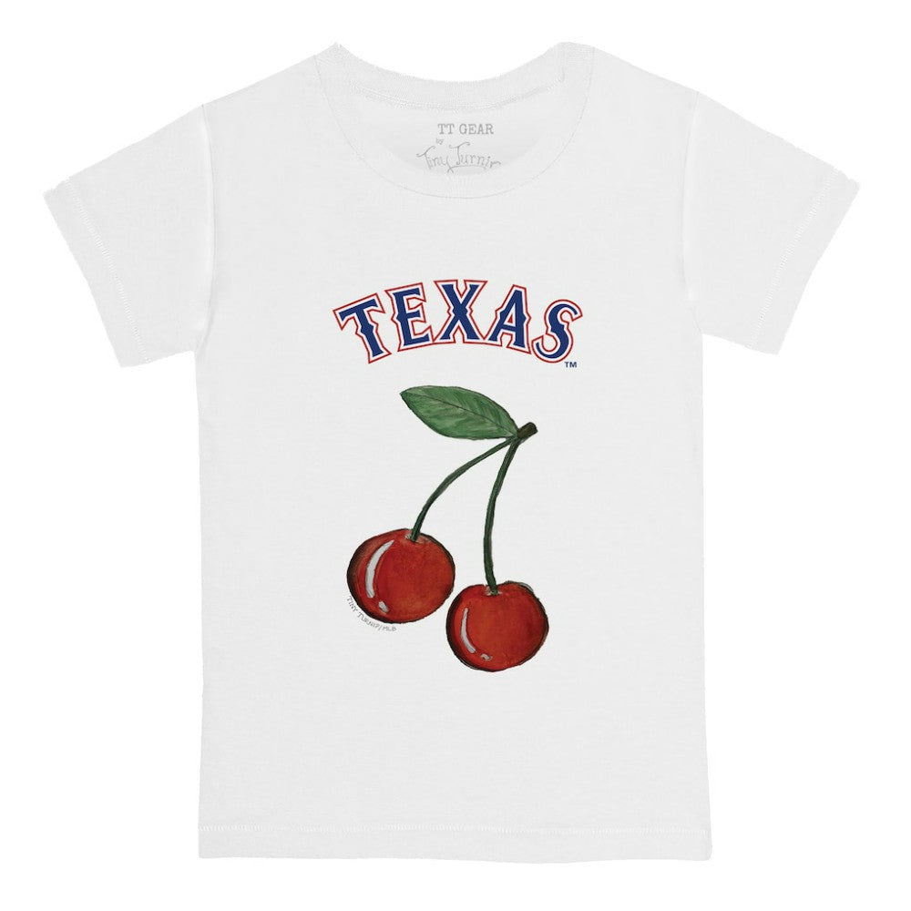 Texas Rangers Tiny Turnip  Youth Cherries T-Shirt - White T-shirts