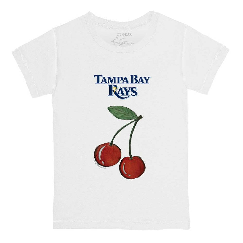Tampa Bay Rays Tiny Turnip  Youth Cherries T-Shirt - White T-shirts