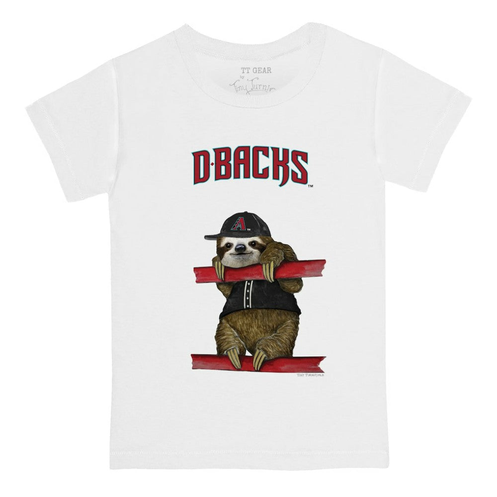 Arizona Diamondbacks Tiny Turnip Youth Sloth T-Shirt - White T-shirts