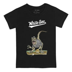 Chicago White Sox Tiny Turnip Youth Velociraptor T-Shirt - Black T-shirts