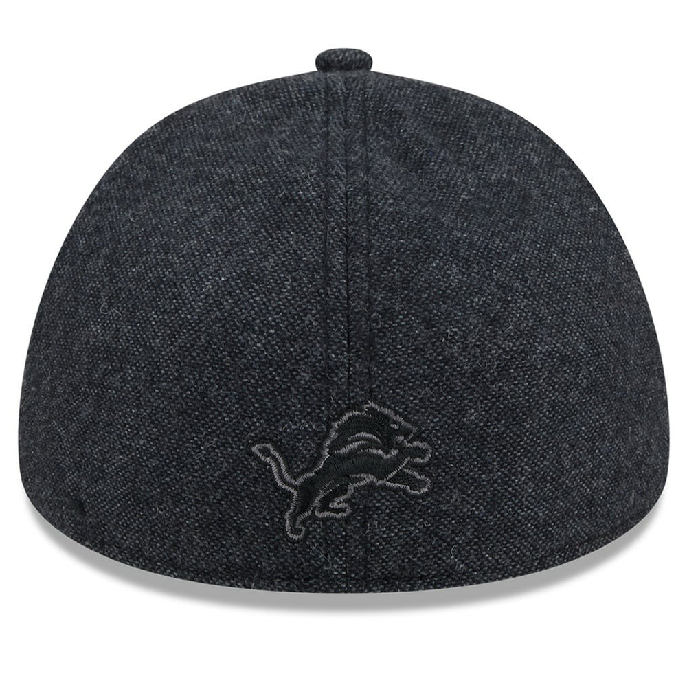 Detroit Lions New Era Peaky Duckbill Fitted Hat Gray