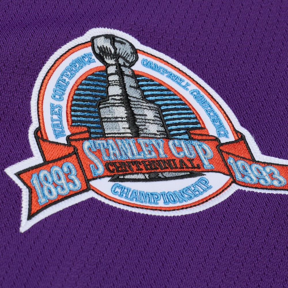 NHL Los Angeles Kings Mitchell & Ness x Just Don Jersey Hoodie - Purple