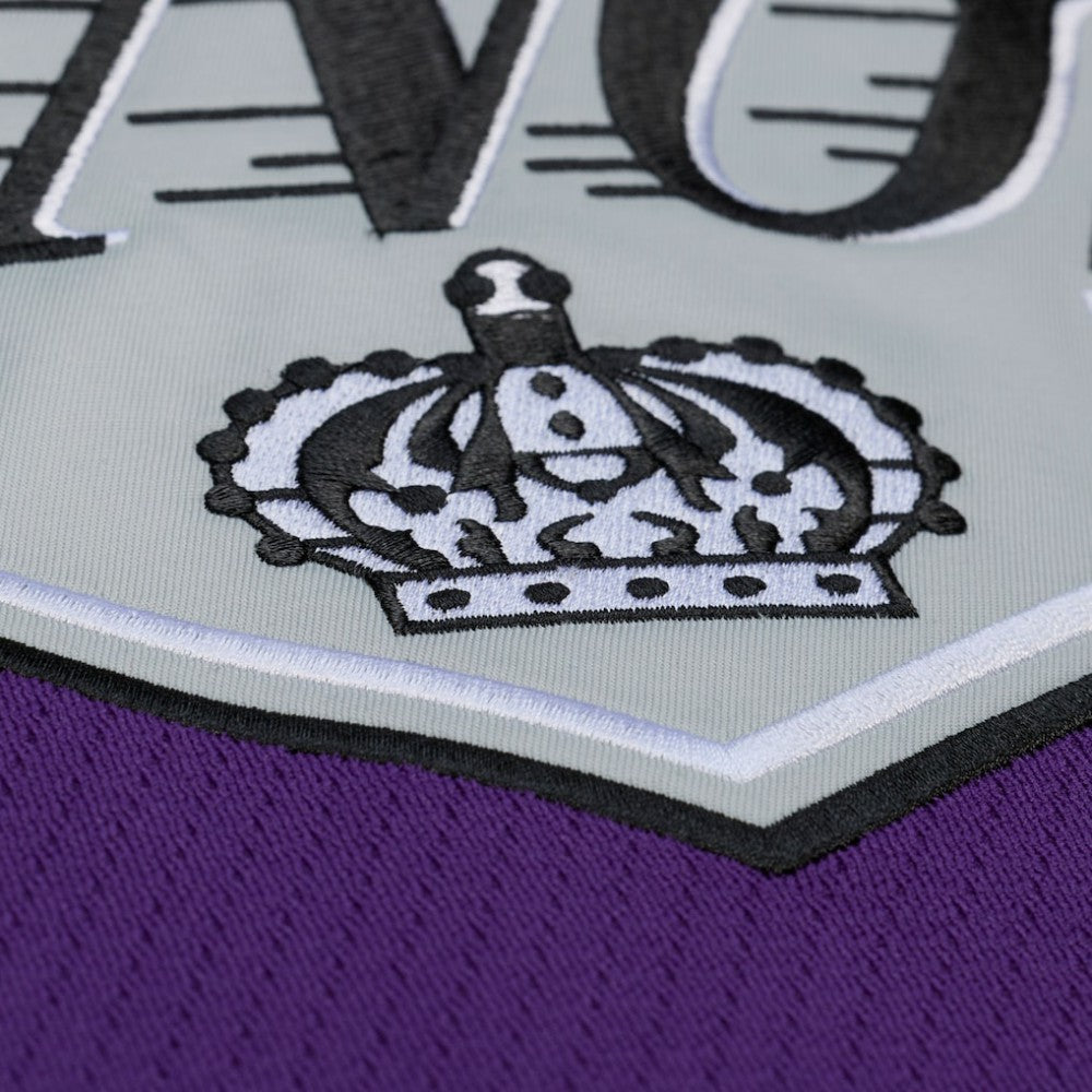 NHL Los Angeles Kings Mitchell & Ness x Just Don Jersey Hoodie - Purple