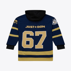 NHL Pittsburgh Penguins Mitchell & Ness x Just Don Jersey Hoodie - Navy