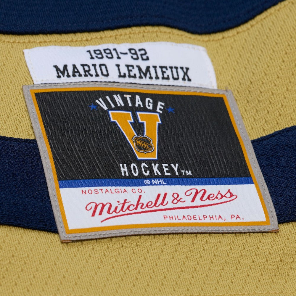 NHL Pittsburgh Penguins Mitchell & Ness x Just Don Jersey Hoodie - Navy