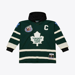 NHL Toronto Maple Leafs Mitchell & Ness x Just Don Jersey Hoodie - Green