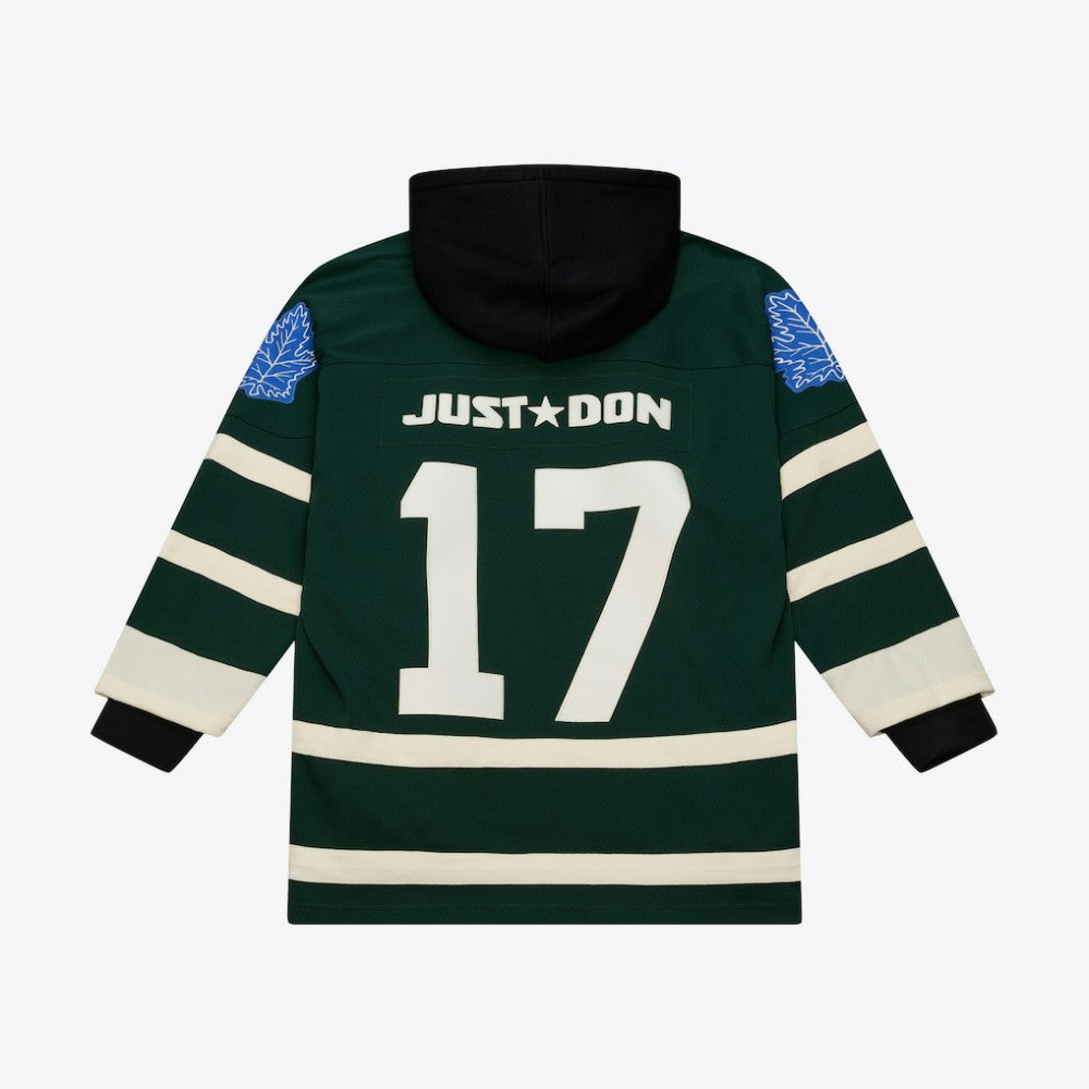 NHL Toronto Maple Leafs Mitchell & Ness x Just Don Jersey Hoodie - Green