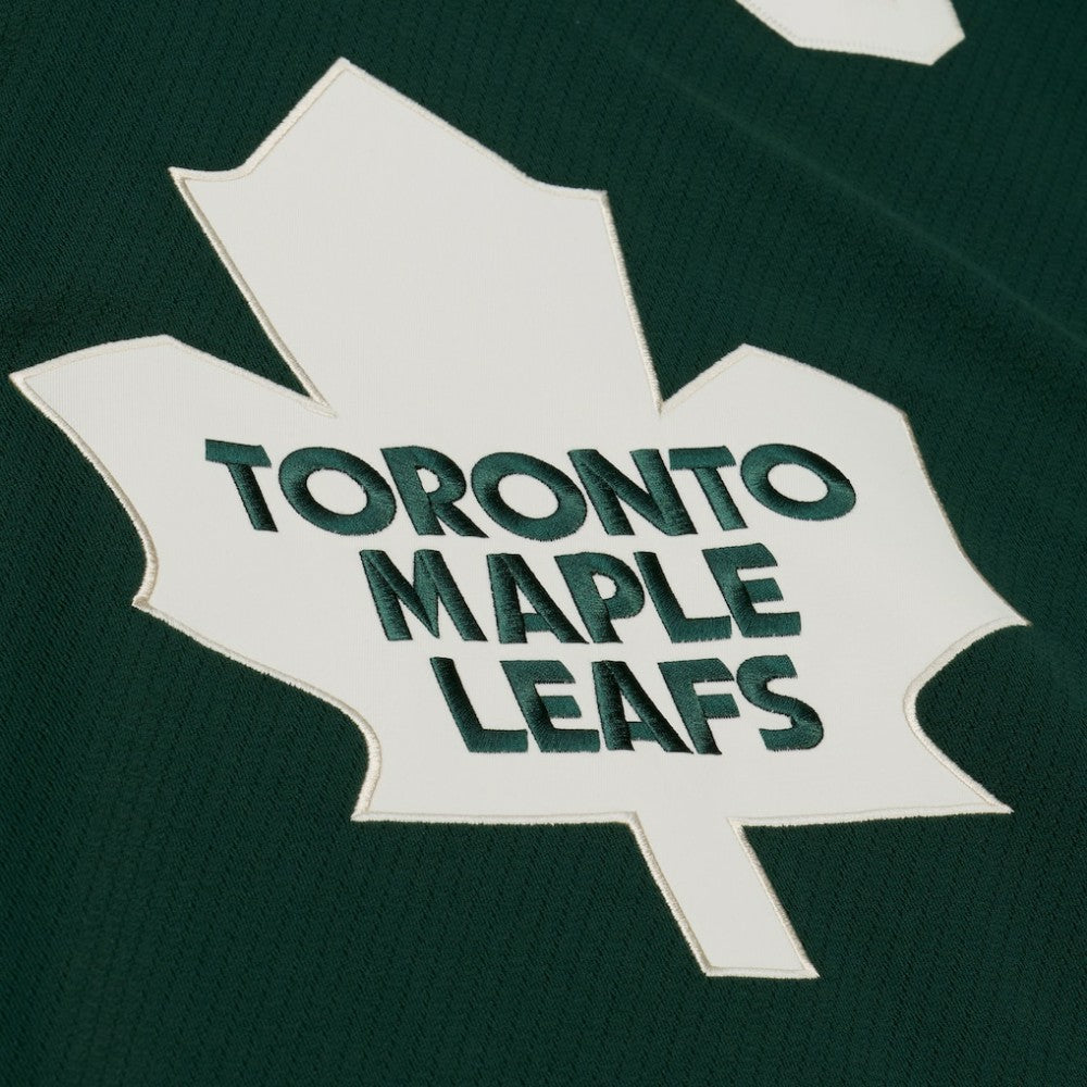 NHL Toronto Maple Leafs Mitchell & Ness x Just Don Jersey Hoodie - Green