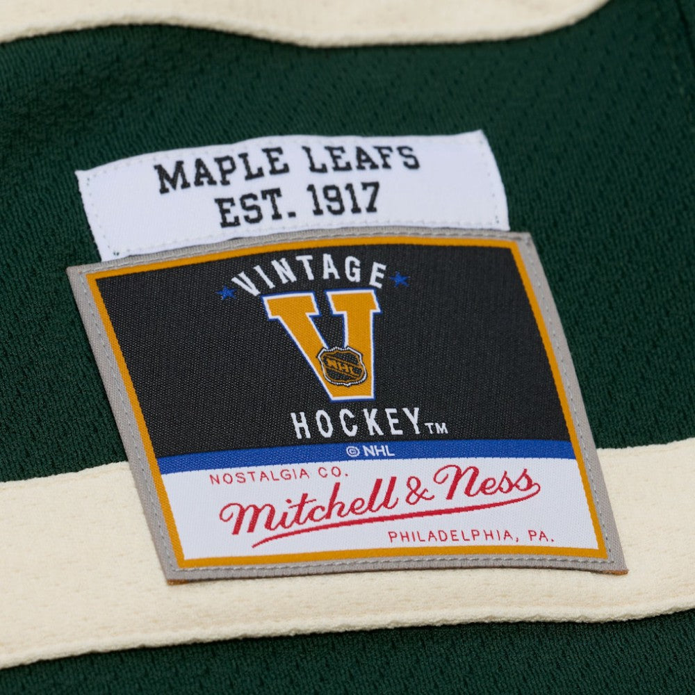 NHL Toronto Maple Leafs Mitchell & Ness x Just Don Jersey Hoodie - Green