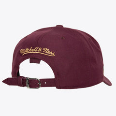 NHL Florida Panthers Mitchell & Ness x Just Don Wave Script Pro Strapback Hat - Maroon