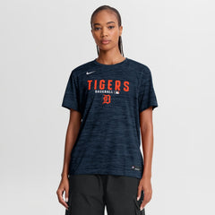 Detroit Tigers Nike Women's Authentic Collection Velocity Dri-FIT T-Shirt - Navy T-shirts