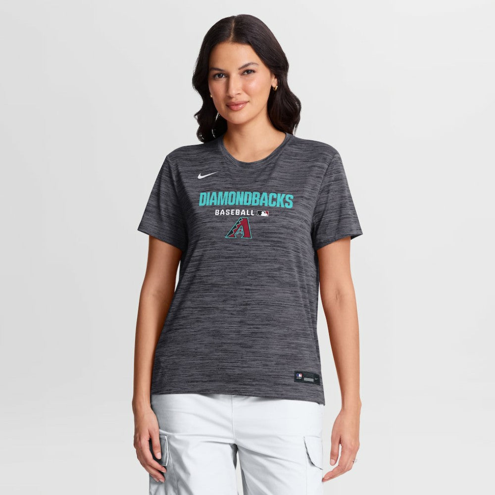 Arizona Diamondbacks Nike Women's Authentic Collection Velocity Dri-FIT T-Shirt - Black T-shirts