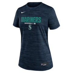 Seattle Mariners Nike Women's Authentic Collection Velocity Dri-FIT T-Shirt - Navy T-shirts