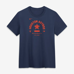 Houston Astros Nike Women's Authentic Collection Early Work Tri-Blend Dri-FIT T-Shirt - Navy T-shirts