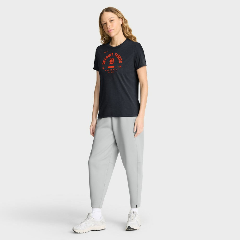 Detroit Tigers Nike Women's Authentic Collection Early Work Tri-Blend Dri-FIT T-Shirt - Navy T-shirts