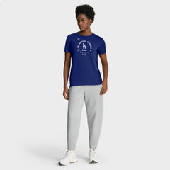 Los Angeles Dodgers Nike Women's Authentic Collection Early Work Tri-Blend Dri-FIT T-Shirt - Royal T-shirts