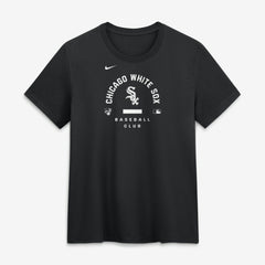 Chicago White Sox Nike Women's Authentic Collection Early Work Tri-Blend Dri-FIT T-Shirt - Black T-shirts