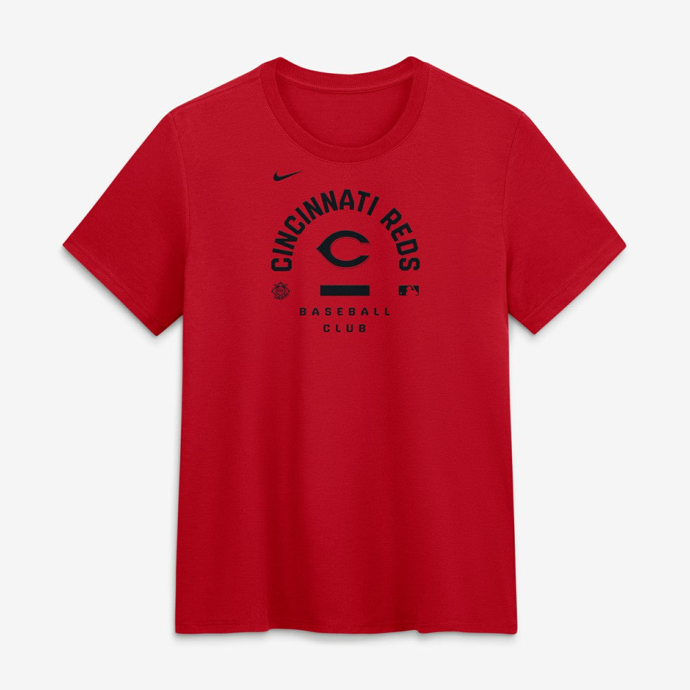 Cincinnati Reds Nike Women's Authentic Collection Early Work Tri-Blend Dri-FIT T-Shirt - Red T-shirts