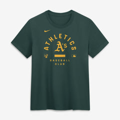 Athletics Nike Women's Authentic Collection Early Work Tri-Blend Dri-FIT T-Shirt - Green T-shirts