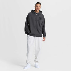 Tampa Bay Rays Nike Authentic Collection Player Raglan Dri-FIT Full-Zip Hoodie - Anthracite Hoodies