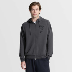 New York Mets Nike Authentic Collection Player Raglan Dri-FIT Full-Zip Hoodie - Anthracite Hoodies