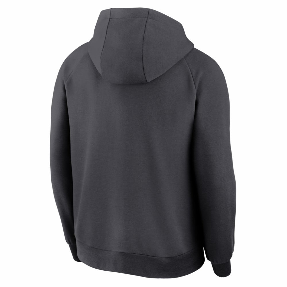 New York Yankees Nike Authentic Collection Player Raglan Dri-FIT Full-Zip Hoodie - Anthracite Hoodies