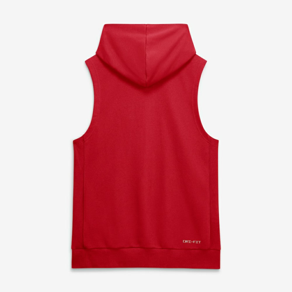 Los Angeles Angels Nike Authentic Collection Standard Issue Dri-FIT Sleeveless Hoodie - Red Hoodies