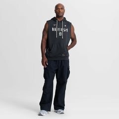 Detroit Tigers Nike Authentic Collection Standard Issue Dri-FIT Sleeveless Hoodie - Navy Hoodies