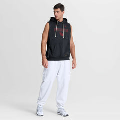 Cleveland Guardians Nike Authentic Collection Standard Issue Dri-FIT Sleeveless Hoodie - Navy Hoodies
