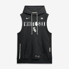Chicago White Sox Nike Authentic Collection Standard Issue Dri-FIT Sleeveless Hoodie - Black Hoodies