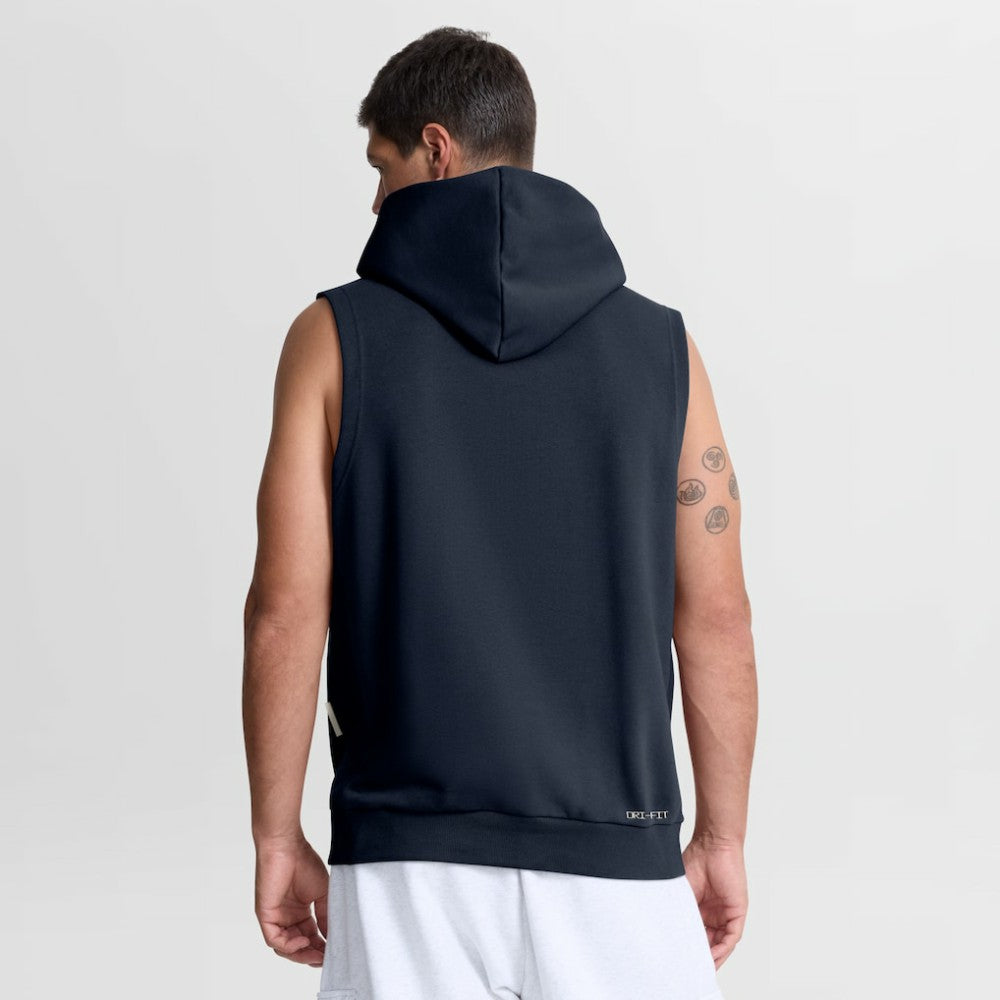 Atlanta Braves Nike Authentic Collection Standard Issue Dri-FIT Sleeveless Hoodie - Navy Hoodies