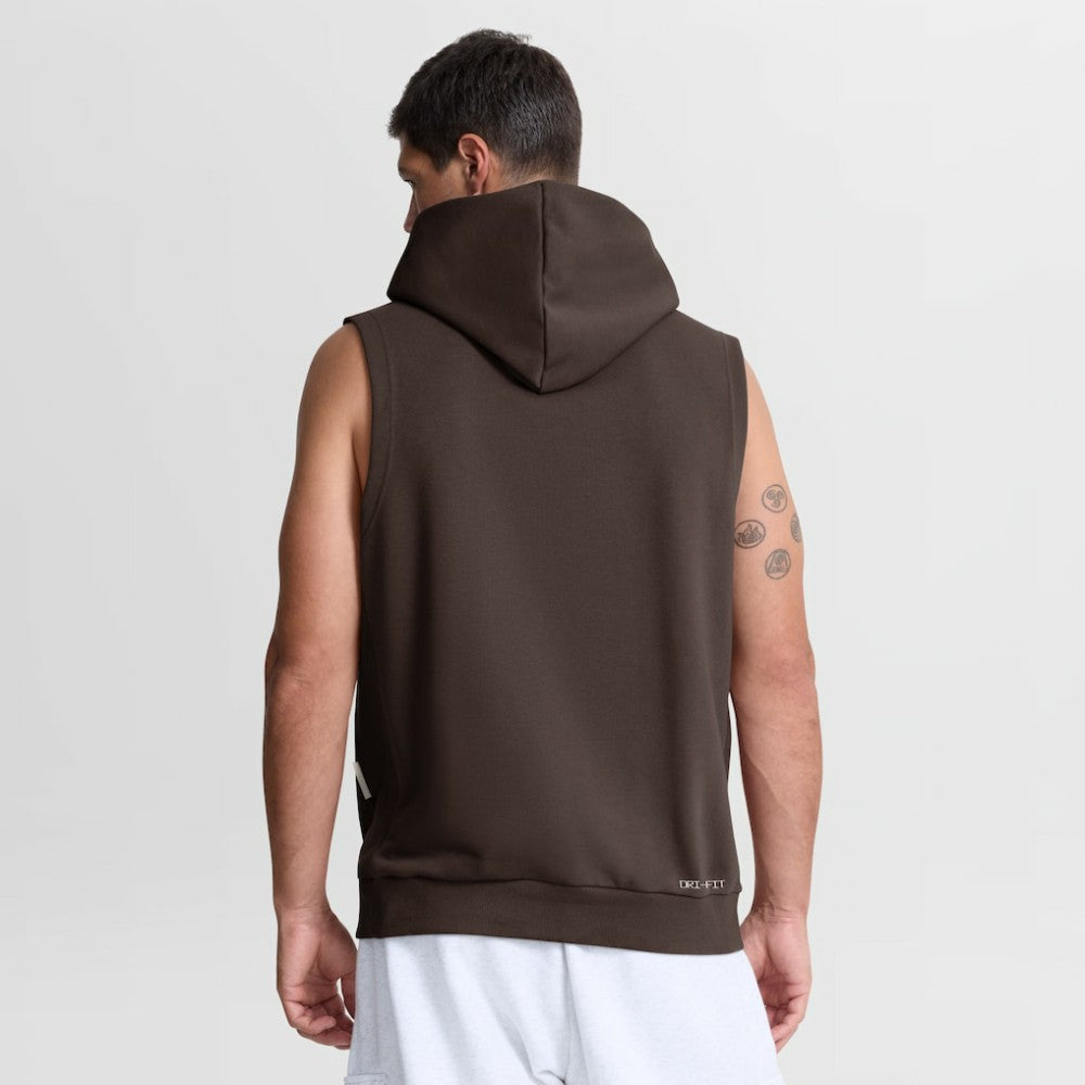 San Diego Padres Nike Authentic Collection Standard Issue Dri-FIT Sleeveless Hoodie - Brown Hoodies