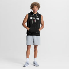 New York Mets Nike Authentic Collection Standard Issue Dri-FIT Sleeveless Hoodie - Black Hoodies