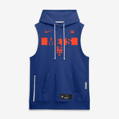 New York Mets Nike Authentic Collection Standard Issue Dri-FIT Sleeveless Hoodie - Royal Hoodies