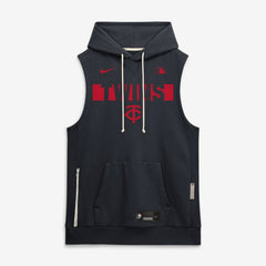 Minnesota Twins Nike Authentic Collection Standard Issue Dri-FIT Sleeveless Hoodie - Navy Hoodies