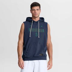 Seattle Mariners Nike Authentic Collection Standard Issue Dri-FIT Sleeveless Hoodie - Navy Hoodies