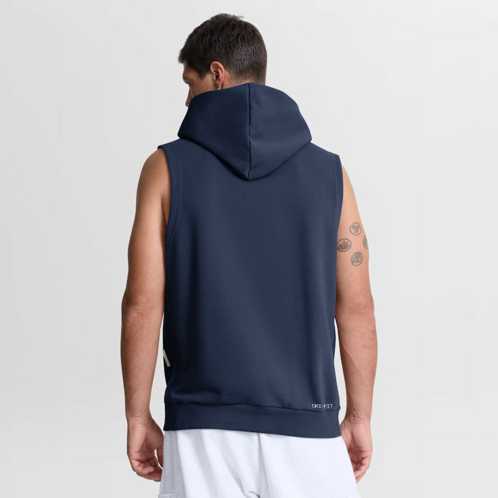 Seattle Mariners Nike Authentic Collection Standard Issue Dri-FIT Sleeveless Hoodie - Navy Hoodies